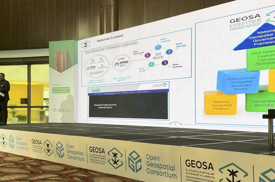 GEOSA and OGC Present a Working Draft of National Geospatial Policies & Standards for the Kingdom of Saudi Arabia